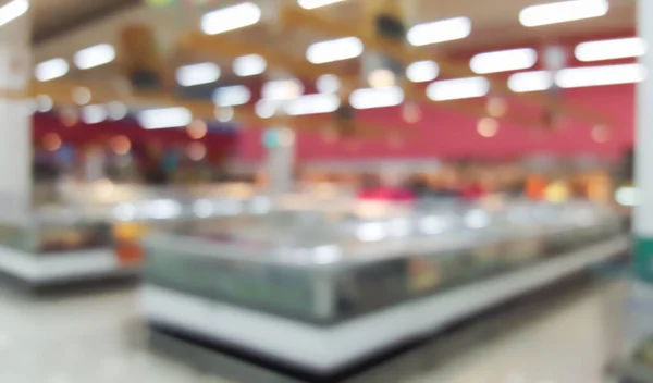 Supermercado Embaçado Para Fundo — Fotografia de Stock