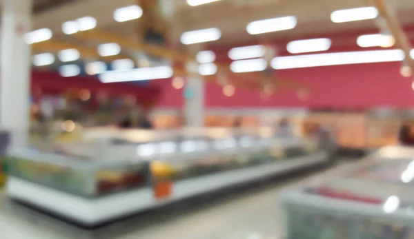 Supermercado Embaçado Para Fundo — Fotografia de Stock