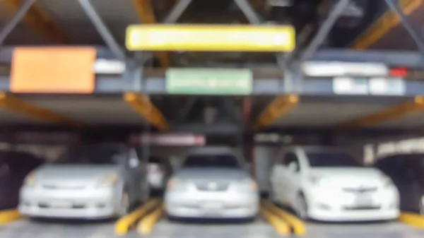 Blurry Automated Car Park, Smart Park Tower Parking System, Elevator parking, Intelligent Parking System