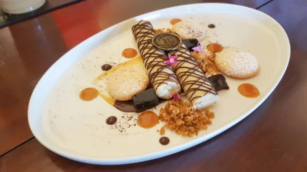 Desserts Flous Boulangerie Apéritif Restauration — Photo