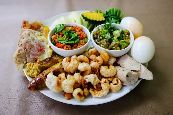 Makanan Appetizer Tradisional Thai Utara — Stok Foto