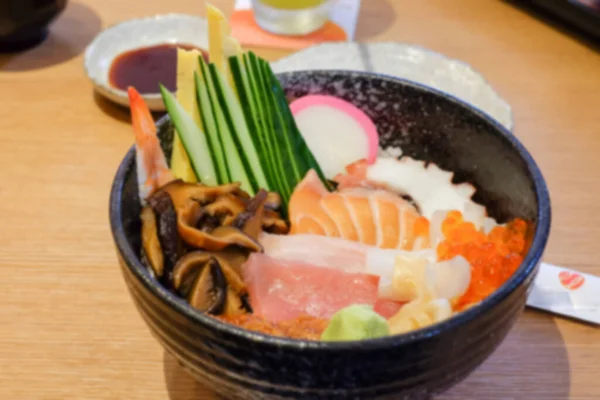 Αφηρημένη Θολή Ιαπωνική Τροφίμων Στον Πίνακα — Φωτογραφία Αρχείου
