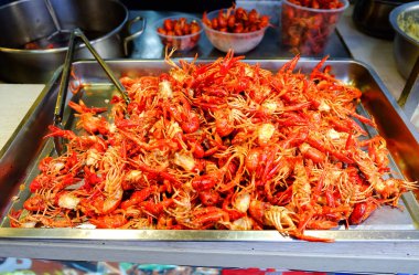 Kızarmış karides sosu.