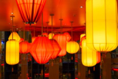 Modern avizenin soyut bulanık iç kısımları