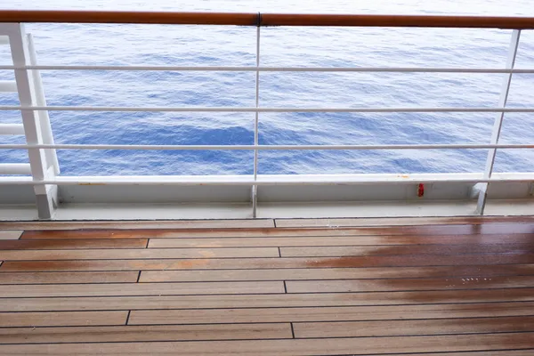 Ocean View Balcony Big Cruise Ship — Stock Photo, Image