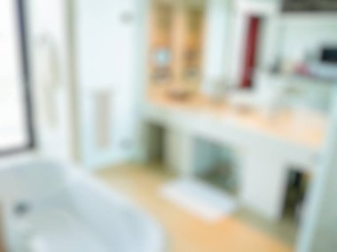 Banyoda soyut Görüntü banyo küveti dekorasyonu