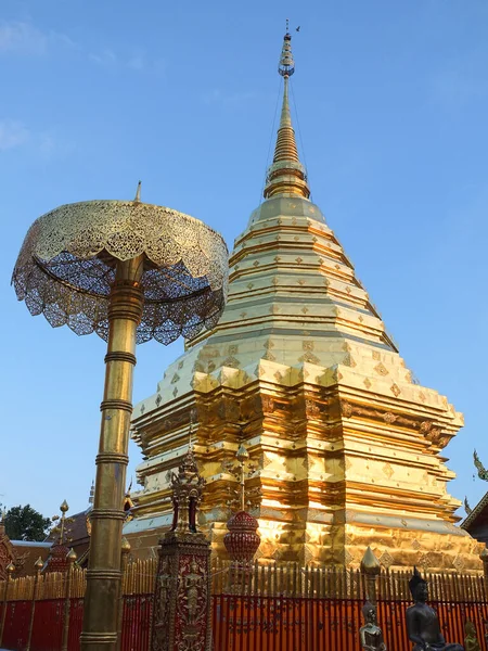 Пагода Дои Сутеп Чианг Май Таиланд — стоковое фото