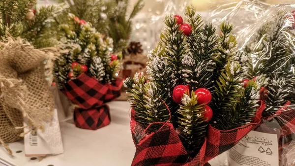 Décoration Noël Sur Arbre — Photo