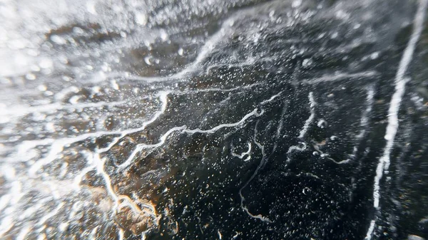 Wasser Tropft Auf Ein Fenster — Stockfoto