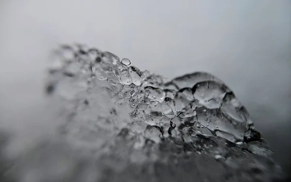 Makro Fotoğrafçılıktaki Buz Dokusu — Stok fotoğraf