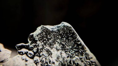 Makro fotoğrafçılıktaki buz dokusu