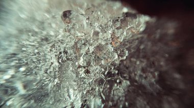 Makro fotoğrafçılıktaki buz dokusu