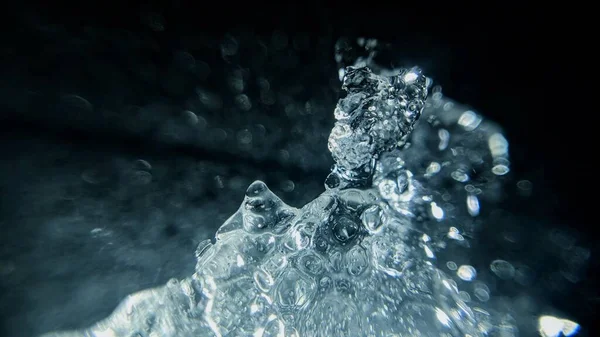 Eisbeschaffenheit Der Makrofotografie — Stockfoto