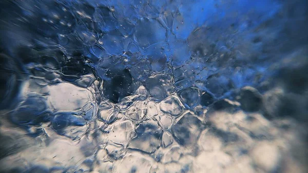 Eisbeschaffenheit Der Makrofotografie — Stockfoto