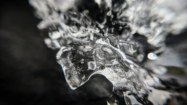 Textura Hielo Macrofotografía —  Fotos de Stock