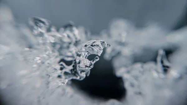 Ice Texture Macro Photography — Stock Photo, Image
