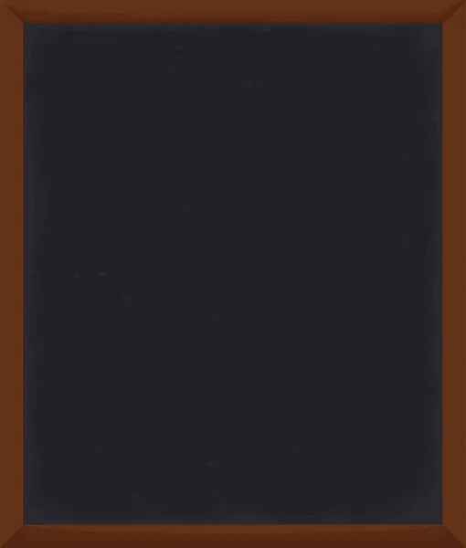 Κάθετη Σχεδίαση Σκούρο Και Άδειο Chalkboard Ξύλινο Σκελετό Καρτούν Στυλ — Διανυσματικό Αρχείο