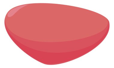 Beyaz arkaplan üzerinde çizgi film tarzında parlak efektli pembe işaret şablonu.