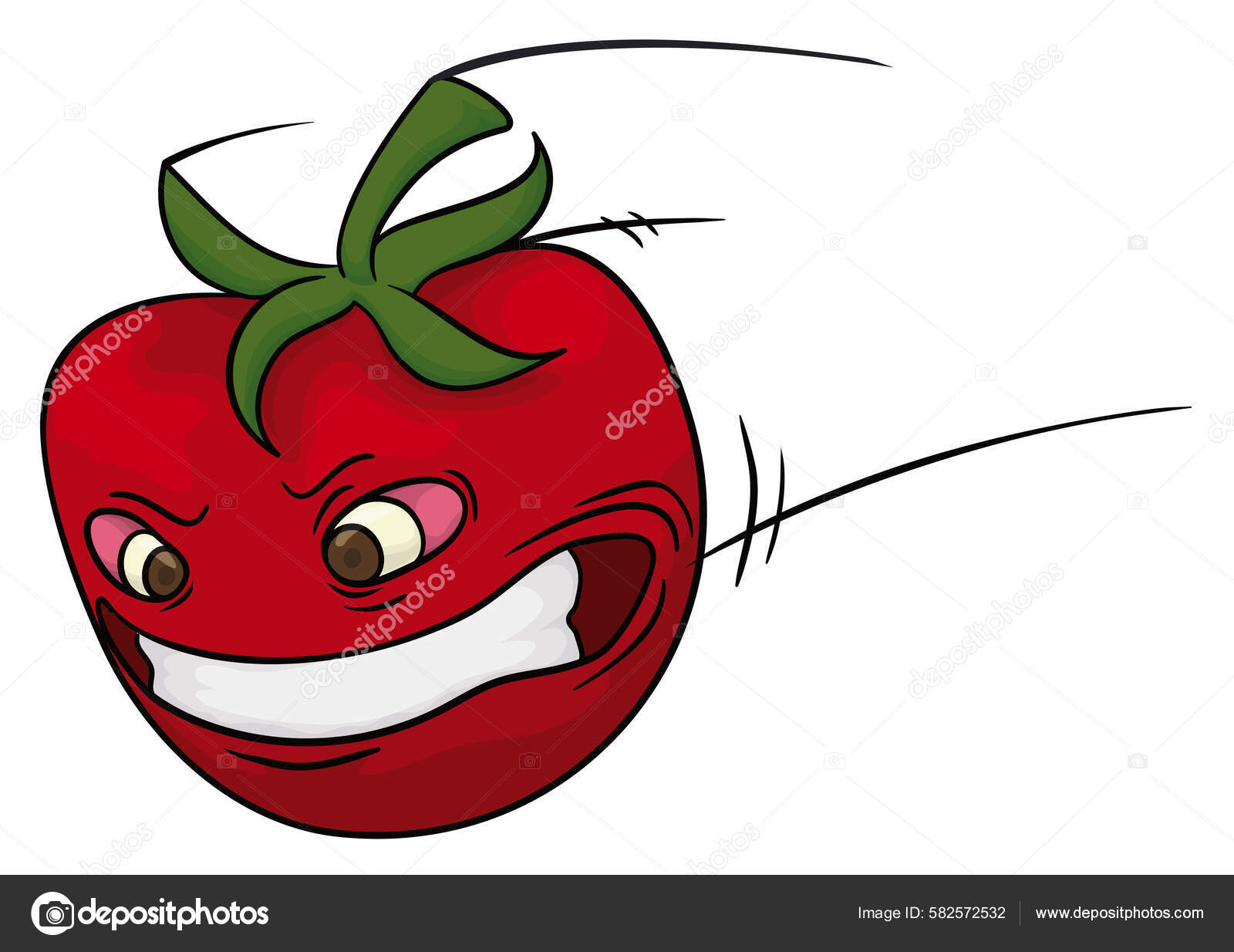 Thrown Tomato