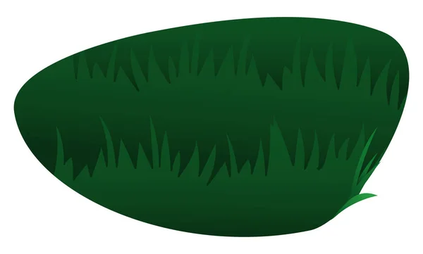 Изолированный Зеленый Знак Травой Дизайн Градиентном Эффекте Белом Фоне — стоковый вектор
