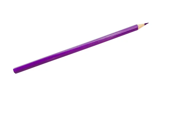 Colored Pencil White Background — Stock Photo, Image