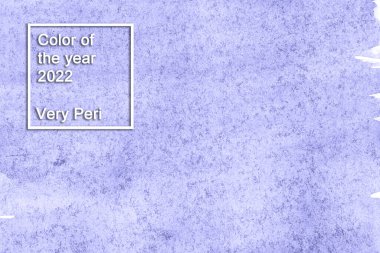 İzole edilmiş beyaz arka planda soyut suluboya resim el boyası. 2022 'nin arka planında suluboya çok moda. 2022 Yılı Rengi.