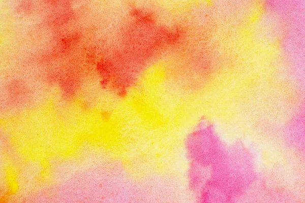 Абстрактная Желто Розовая Акварельная Бумага Текстурной Иллюстрацией Грациозного Дизайна Винтажная — стоковое фото