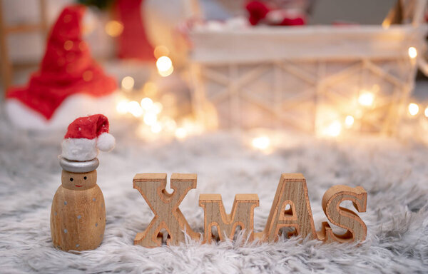 Christmas Decoration Home Xmas New Year Celebration Party Holiday Royalty Free Stock Images