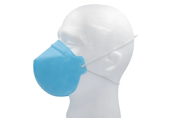 Maschera Virus Medica Professionale N95 Sfondo Bianco — Foto Stock