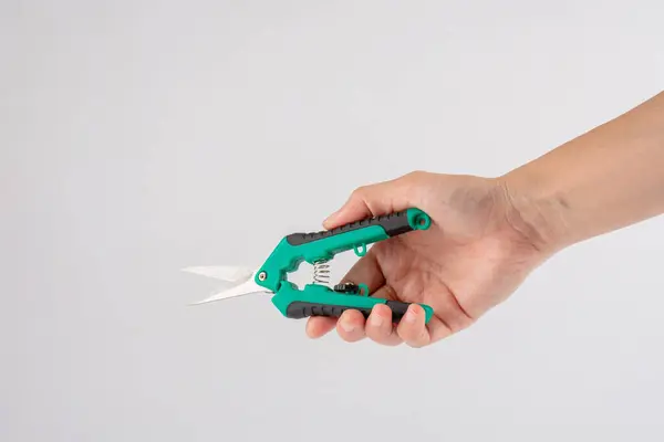 Hand Wire Cutter White Background Close — Stock Photo, Image