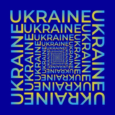 Ukrainian text illustration. Independence day Ukraine. Support Ukraine. Vector for banner, background, poster, and others. Vector illustration