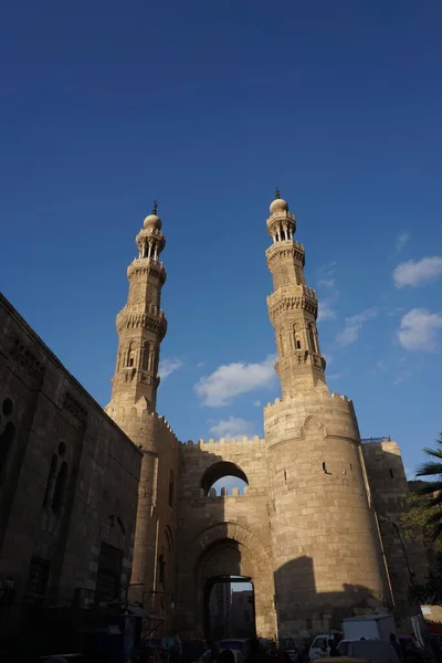 Porte Bab Zuweila Dans Vieille Ville Caire Egypte — Photo