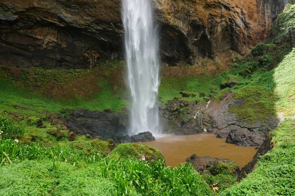 Pequeña Piscina Una Las Cataratas Sipi Parque Nacional Monte Elgon —  Fotos de Stock