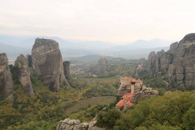 Aziz Nicholas Anapafsas, Roussanou manastırları kaya oluşumları, Meteora, Yunanistan 2021