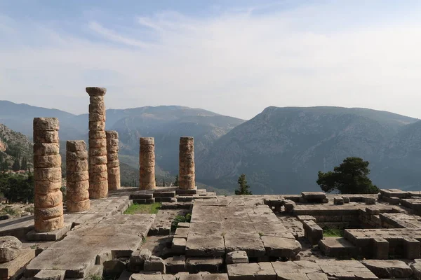 Lihat Oracle Delphi Yang Terkenal Yunani 2021 — Stok Foto
