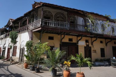 Kenya 'nın eski Mombasa şehrinin kalbinde bir ev.