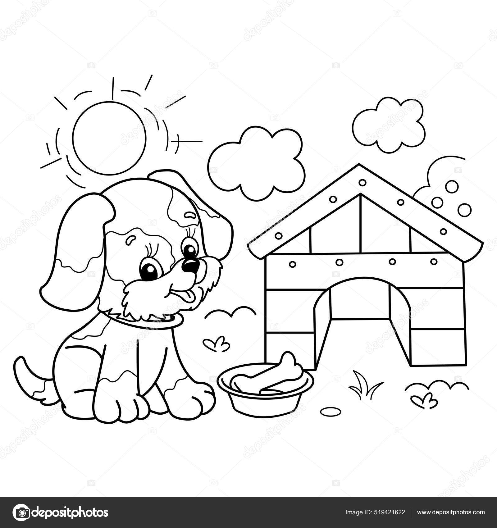 Desenho De Páginas Para Colorir Casa Em Desenhos Animados Imprimir