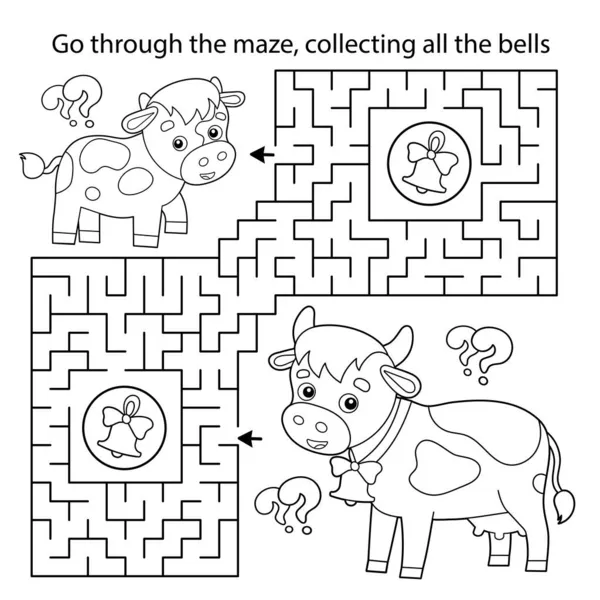 Vetores de Labirinto Engraçado Jogo Para Crianças Quebracabeça Para  Crianças Estilo Dos Desenhos Animados Enigma Do Labirinto Ilustração Do  Vetor Da Cor Encontre O Caminho Certo O Desenvolvimento Do Pensamento  Lógico E