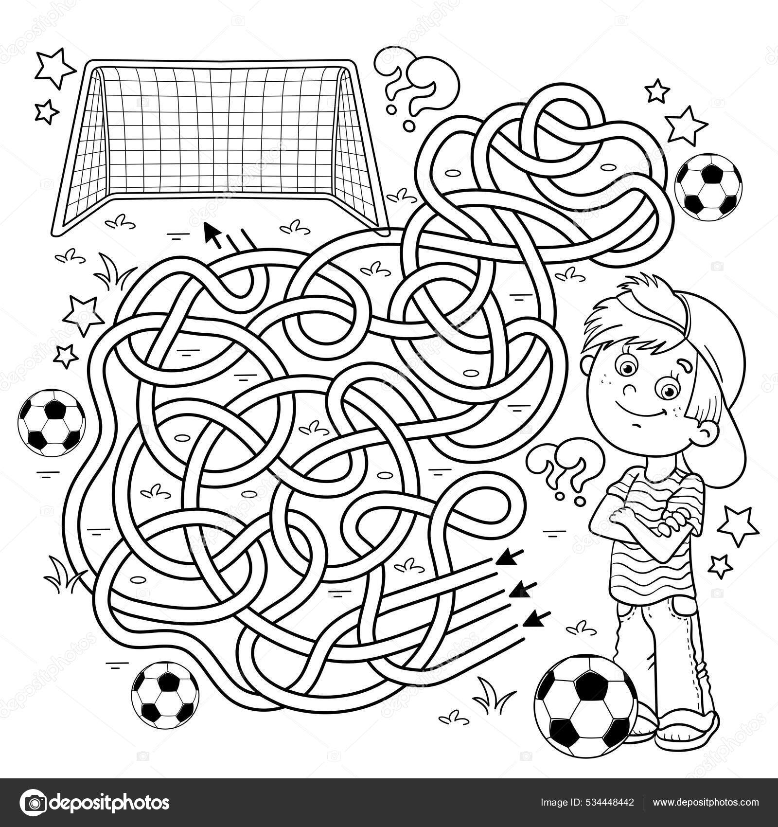 Vencedor de bola de futebol de personagem com copa ilustração de desenho  animado de futebol