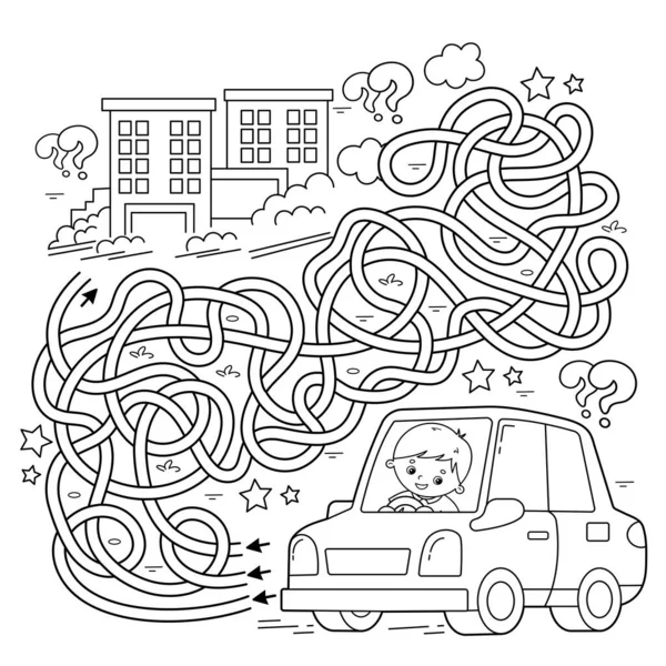 Labirinto Labirinto Puzzle Estrada Inclinada Desenho Desenho Desenhos  Animados Médico imagem vetorial de Oleon17© 527699658