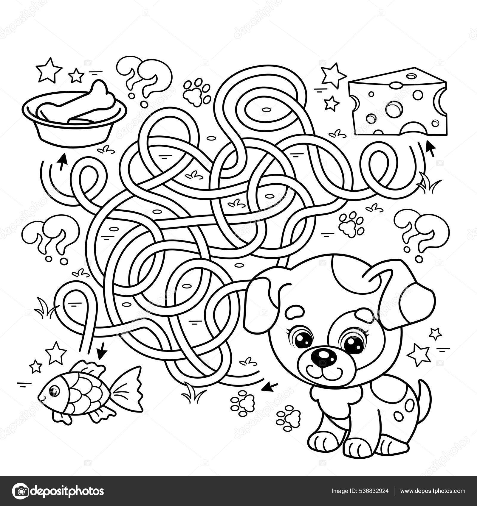 Vetor de ilustração de página para colorir de desenhos animados de cobra  para crianças, livro de colorir