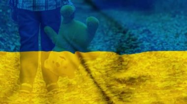 Ukrayna 'da barış umudu. Rüzgarda Ukrayna bayrağı