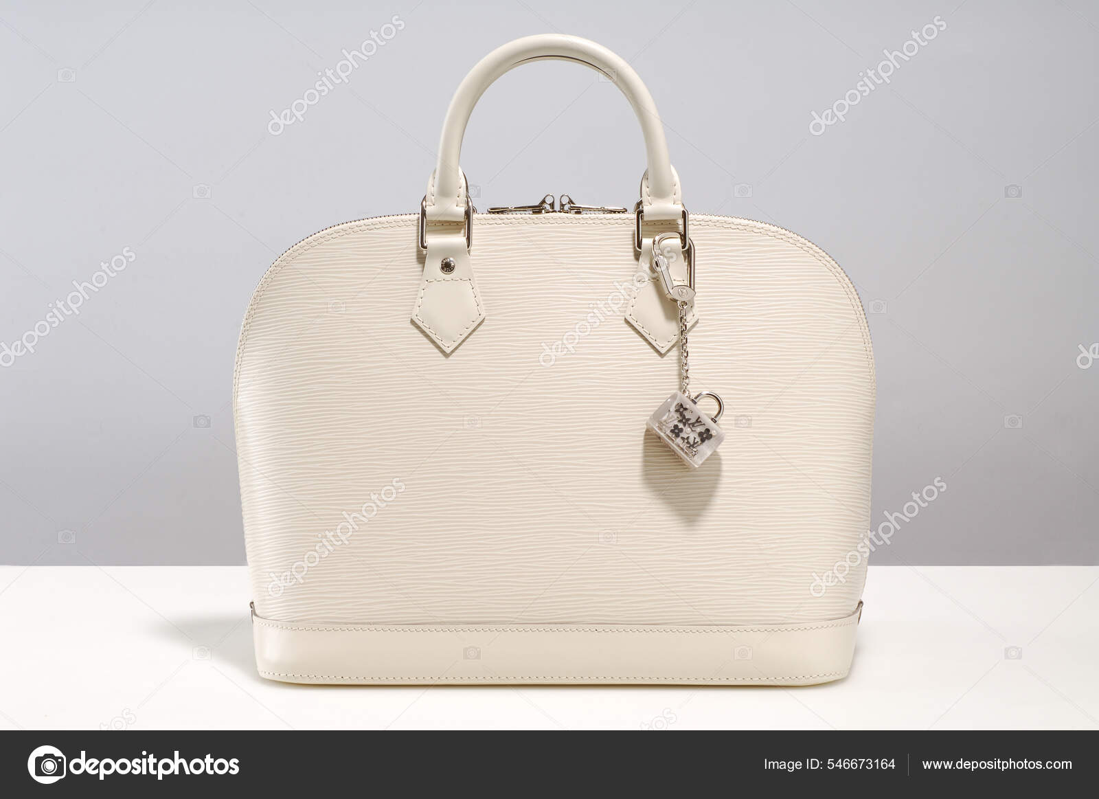 Luxury Leather Louis Vuitton Lvmh Leather Bags Stock Photo