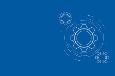 dijital teknoloji ve mühendislik, dijital telekomünikasyon konsepti, yüksek teknoloji, fütüristik teknoloji arka planı, vektör illüstrasyonu.