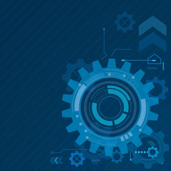 dijital teknoloji ve mühendislik, dijital telekomünikasyon konsepti, yüksek teknoloji, fütüristik teknoloji arka planı, vektör illüstrasyonu.