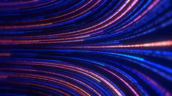 Абстрактний Технологічний Фон Великі Дані Цифрової Лінії Хвилі Бізнес Концепції — стокове фото