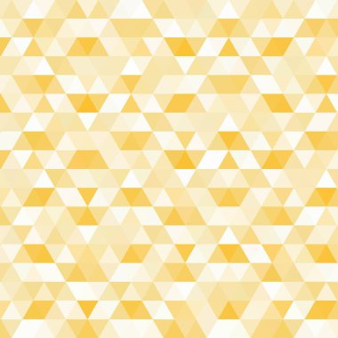 Üçgen vektör arka planı. Kapak tasarımı, kitap tasarımı, web sitesi arka planında kullanılabilir. Vektör çizimi. Sarı, kahverengi renkler.