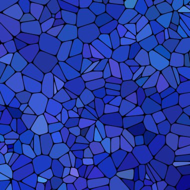 Koyu mavi çakıl taşları. çokgen biçimi