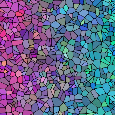 Soyut geometrik çarpıtılmış altıgen süsleme vektör illüstrasyonunu şekillendirir. renk eğimli mozaik desen fenerleri