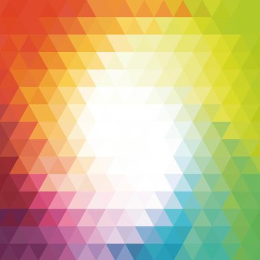 Renkli üçgen arka plan. Çokgen stili. Mozaik arkaplan